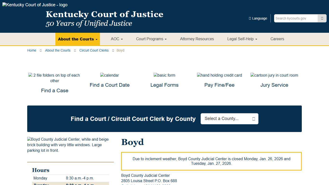 Boyd - Kentucky Court of Justice